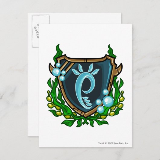 Het Logo van Maraqua van het team Briefkaart (Voorkant / Achterkant)