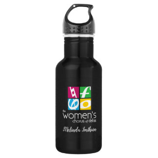 Het logo van The Women's Chorus of Dallas Waterfles