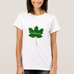Het Logo van Vermont de V.S. (suikerahorn) T-shirt
