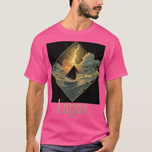 Het Logos Wandelen op Water meisje T-shirt (Voorkant)