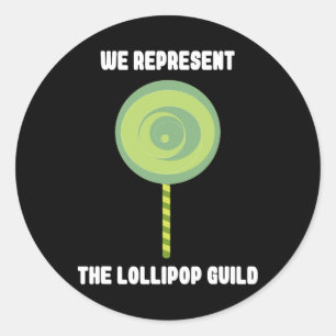 Het Lollipop gilde Ronde Sticker