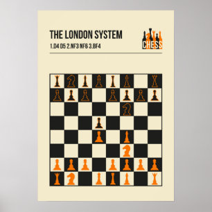 Het Londense systeem schaafillustratie Poster