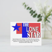 Het Lone Star Briefkaart (Staand voorkant)