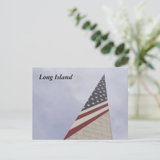 Het Long Island Memorial 2 Briefkaart (Staand voorkant)