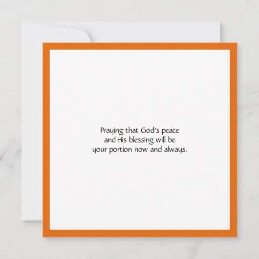 HET LOORD BLESS U Aantallen 6:24-26 (Achterkant)