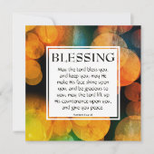 HET LOORD BLESS U Aantallen 6:24-26 (Voorkant)