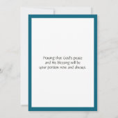 HET LOORD BLESS U Aantallen 6:24-26 (Achterkant)