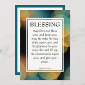 HET LOORD BLESS U Aantallen 6:24-26 (Voorkant / Achterkant)