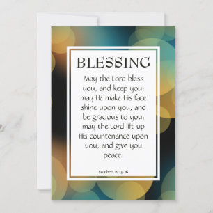 HET LOORD BLESS U Aantallen 6:24-26