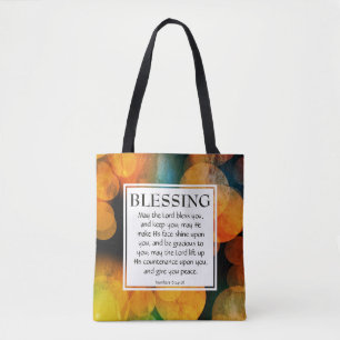 HET LOORD BLESS U Aantallen 6:24-26 Tote Bag