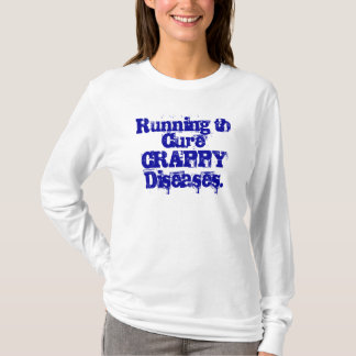 Het lopen aan Ziekten CureCRAPPY. T-shirt