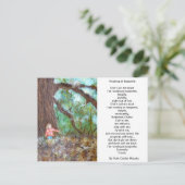 Het lopen bij het Briefkaart van Tangents (Staand voorkant)