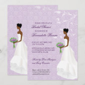 Het lopen de nodiging van de Bridal van de Aisle Kaart (Voorkant / Achterkant)