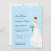 Het lopen de nodiging van de Bridal van de Aisle Kaart (Voorkant)