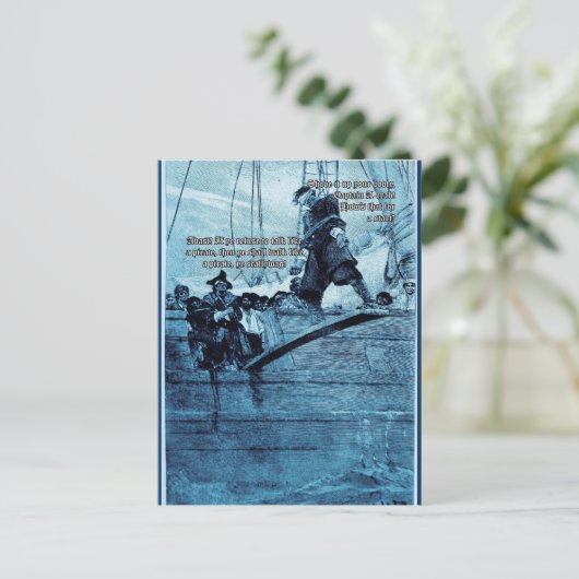 Het lopen de Plank Briefkaart (Staand voorkant)