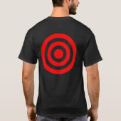 Het lopen Doel op de Rug (Zwart) T-shirt (Achterkant)