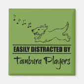 Het lopen Dog gemakkelijk verstoord door Tambura S Magneet (Voorkant)