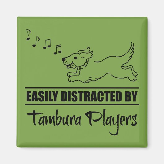 Het lopen Dog gemakkelijk verstoord door Tambura S Magneet (Voorkant)