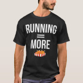 Het lopen evenaart meer Kippenvleugels Cardio T-Sh T-shirt (Voorkant)