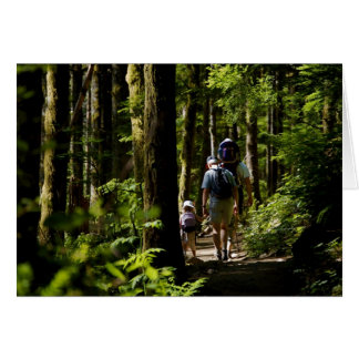 Het lopen in de bossen