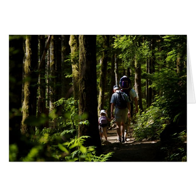 Het lopen in de bossen (Voorkant Horizontaal)