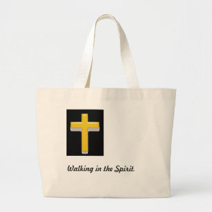 Het lopen in de Gedistilleerde Citaat/het Christel Grote Tote Bag