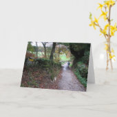 Het lopen in de Kaart van Galicië (Gele Bloem)