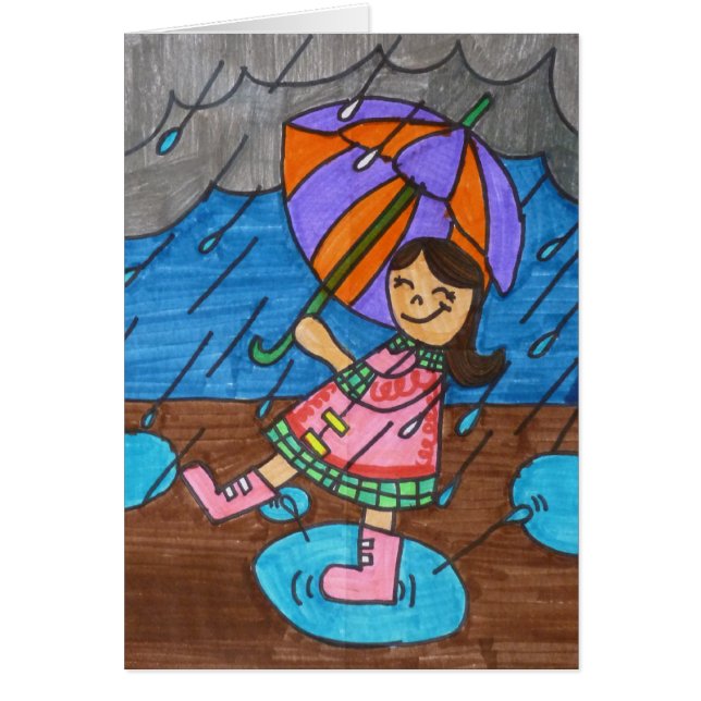 Het lopen in de regen (Voorkant)