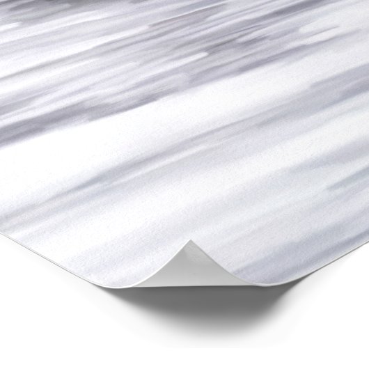 Het lopen in de regen poster (Hoek)