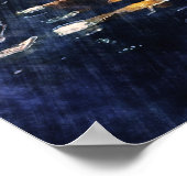 Het lopen in de regen poster (Hoek)