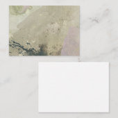 "Het lopen in de Zand": Originele Abstracte Kaart  Notitiekaartje (Voorkant / Achterkant)