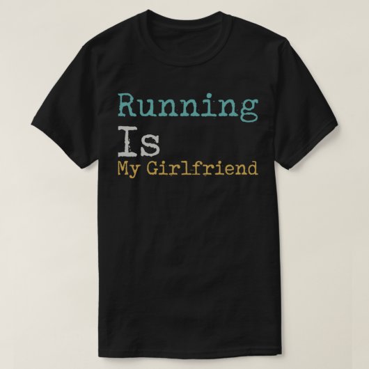 Het lopen is mijn Vriendin T-shirt (Design voorkant)