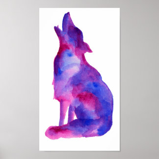 Het lopen met de wolven poster