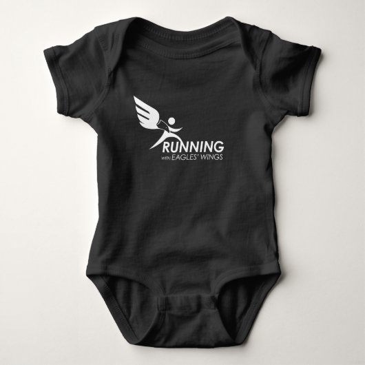 Het lopen met Eagles' Wings Baby Bodysuit (Voorkant)