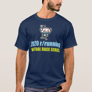 Het lopen met masker t-shirt
