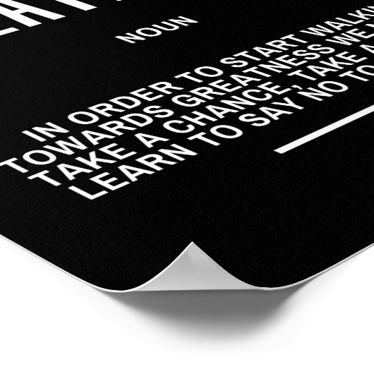 Het lopen naar een Inspirerend Citaat van de Groet Poster (Hoek)