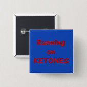 Het lopen op de Button van Ketones (Voorkant /achterkant)