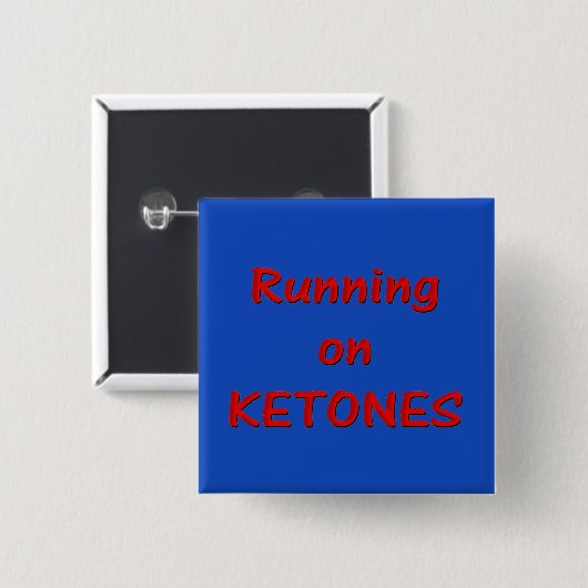 Het lopen op de Button van Ketones (Voorkant /achterkant)