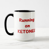 Het lopen op de Mok van Ketones (Links)