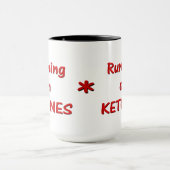 Het lopen op de Mok van Ketones (Midden)