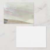 "Het lopen op de Zand": De originele Kaart van de  Notitiekaartje (Voorkant / Achterkant)