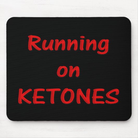 Het lopen op Ketones Muismat (Voorkant)