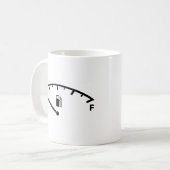 Het lopen op lege koffie Mok (Voorkant links)