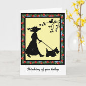 Het lopen Scot Kaart (Gele Bloem)