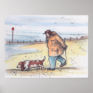 Het lopen van de hond - 02 poster