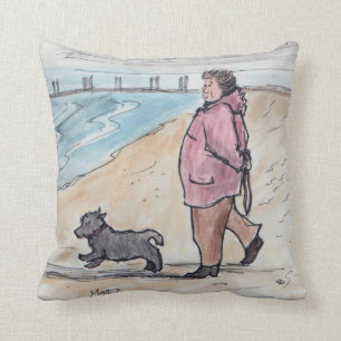 Het lopen van de hond - 03 kussen