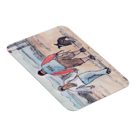 Het lopen van de hond - 04 magneet (Rechterzijde)