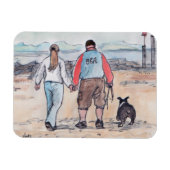 Het lopen van de hond - 04 magneet (Horizontaal)