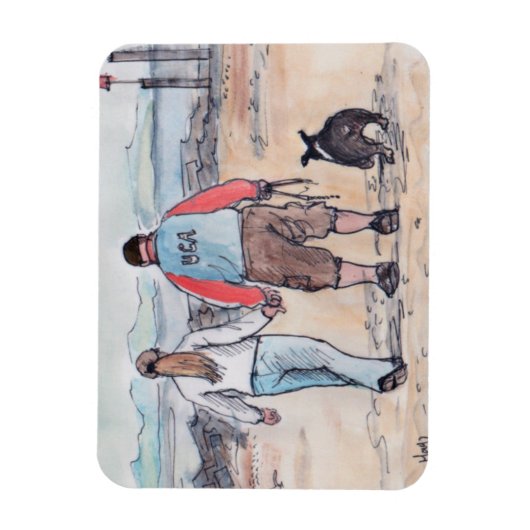 Het lopen van de hond - 04 magneet (Verticaal)