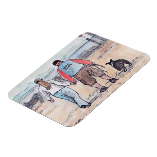 Het lopen van de hond - 04 magneet (Linkerzijde)